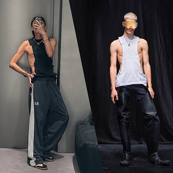 7件荒謬破破爛爛鞣舊BALENCIAGA巴黎世家2025秋冬