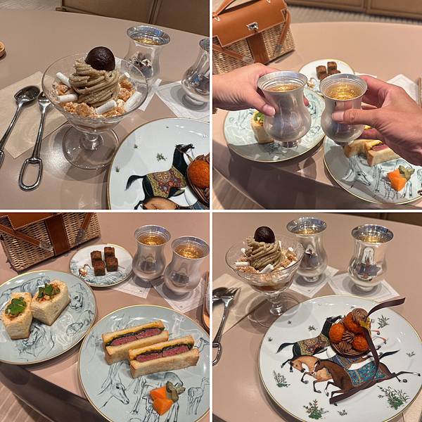 愛馬仕HERMES私人廚師季節料裡!!!!甜點主餐都太好吃!