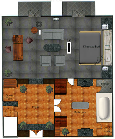 gardensuite floor plan 