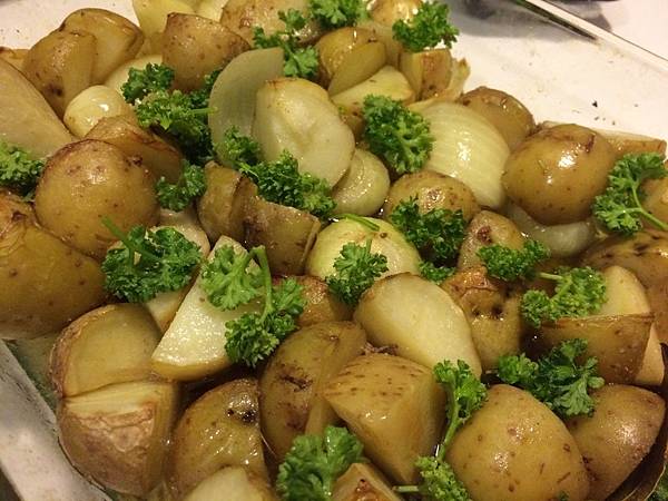 potatoes x parsley 