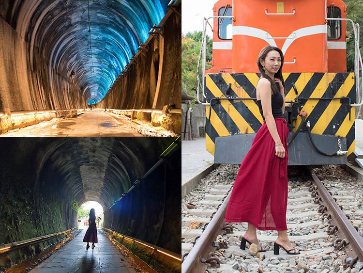 功維敘隧道,苗栗景點,鐵道迷,火車R46,紅磚隧道,百年古蹟,霓虹隧道,苗栗,彩虹隧道,古蹟,踏青,步道,拍照,打卡,鐵道