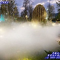 池塘雲霧造景、池塘噴霧造景、假山水噴霧設備、噴霧造景、噴霧驅蚊