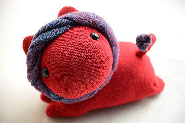 襪子娃娃170號貓小獅姐姐(2)