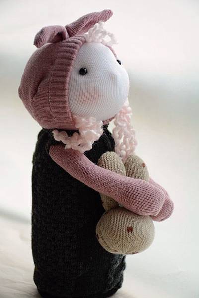 襪子娃娃195號兔耳小姑娘 (3)