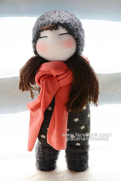 襪子娃娃266號灰靴女孩2