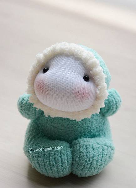 襪子娃娃427坐姿小貝比 (1)1