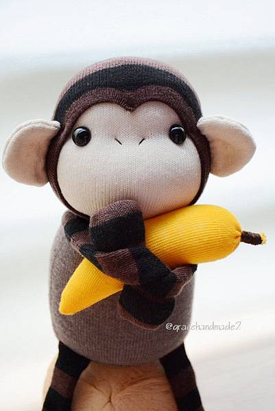 襪子娃娃489號小棕猴 (6)
