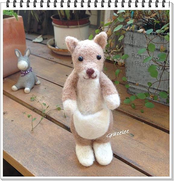 羊毛氈---澳洲袋鼠