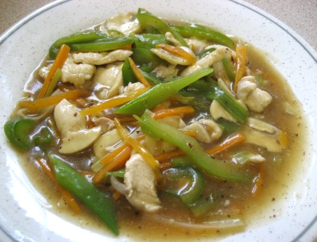 青椒炒雞丁