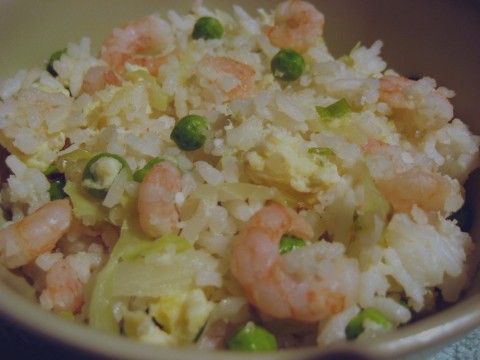 蔬菜蝦仁炒飯