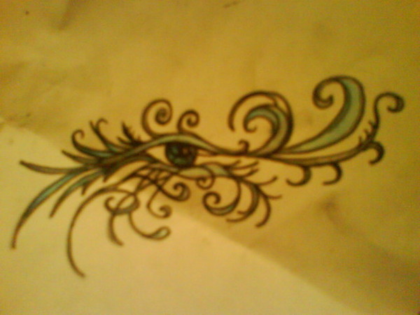 tattoo, an eye