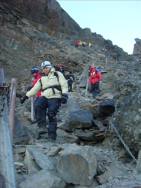 上山靠體力下山靠腳力