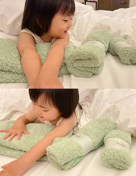 蓬鬆鬆～好柔軟的巾朵雲毛巾☁️ 嬰幼兒友善・寶寶浴巾推薦｜台