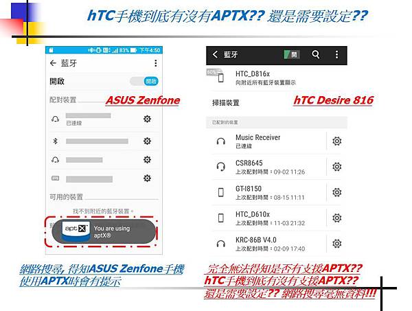 ASUS Zenfone vs hTC 816