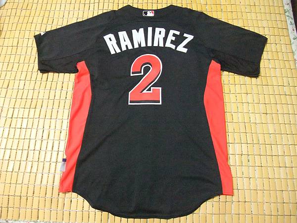 Miami Marlins 2012 Cool Base BP Jersey - 背面