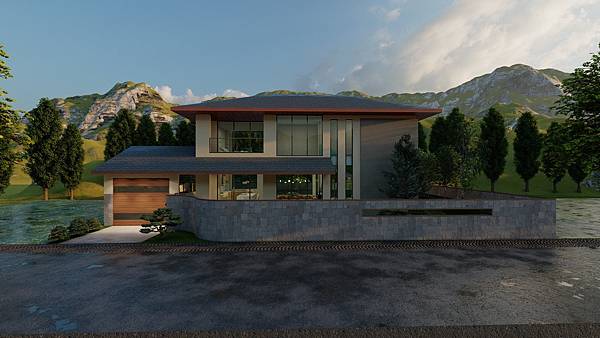 《光影之間，一棟日式鋼構住宅的靜謐呼吸》日式