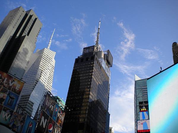 紐約Time Square 的天空