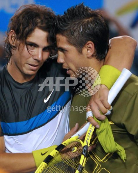 Rafael Nadal  embraces  Fernando Verdasco at Australian Open1.jpg