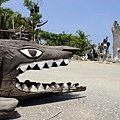 鱷魚木雕