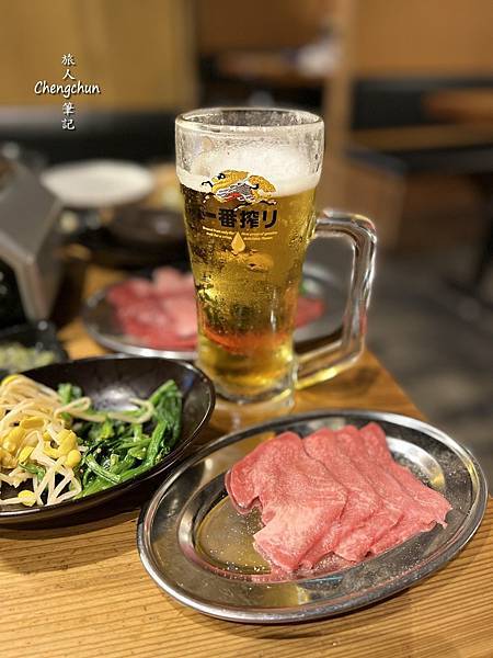 大阪燒肉吃到飽 力丸南海難波店，厚切牛舌、大啖橫膈膜，難波食