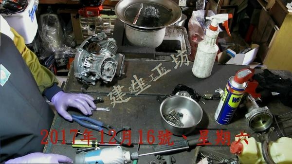 Mitsubishi 三菱 T200 鑽孔機 機況檢視 影片過程 Part 2。[(000127)2017-12-20-20-30-34]