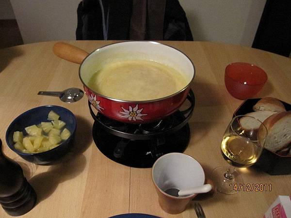 fondue au fromage