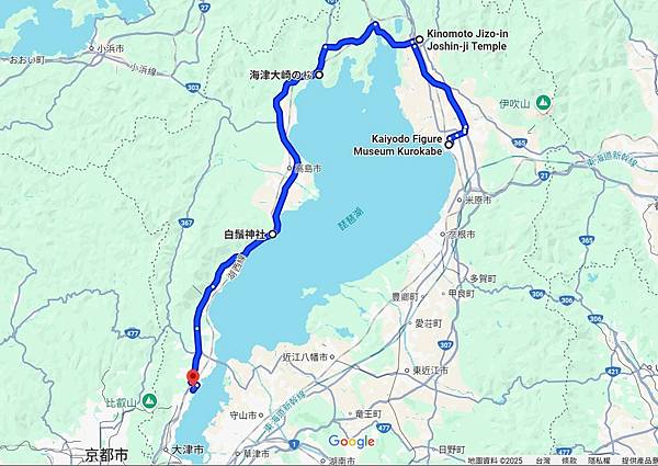 滋賀　環繞琵琶湖自駕賞櫻03翼果樓美味烤鯖魚素麵　海洋堂轉蛋