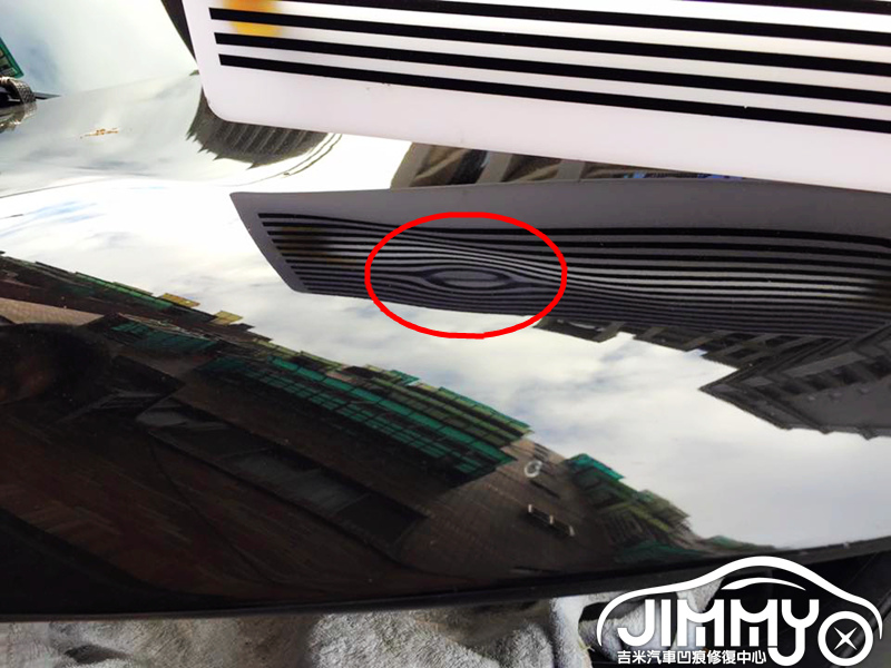 汽車凹痕處理前 汽車凹痕處理前