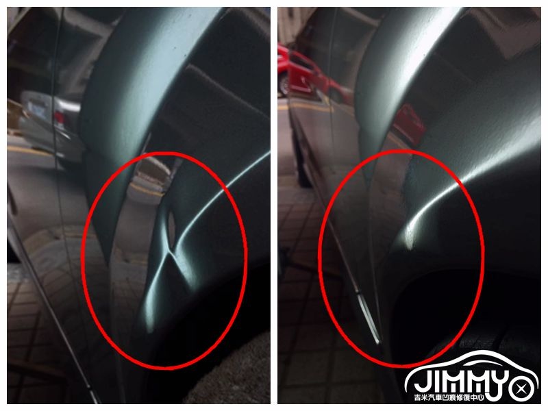 車體凹痕 車體凹痕