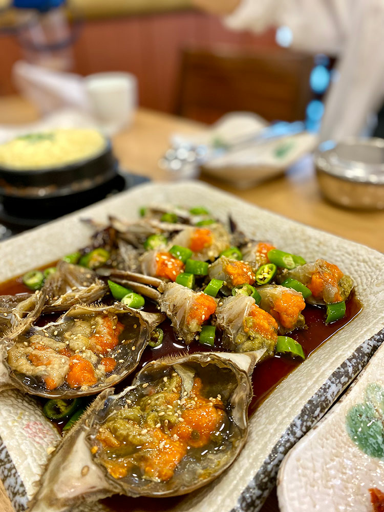 [食記] 首爾弘大 新津島醬蟹，免預約 一人也能吃