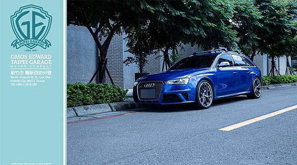 AUDI A4 AVANT S4 HRE 蠍子管