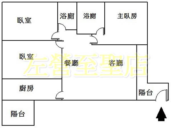 格局圖-左營至聖店