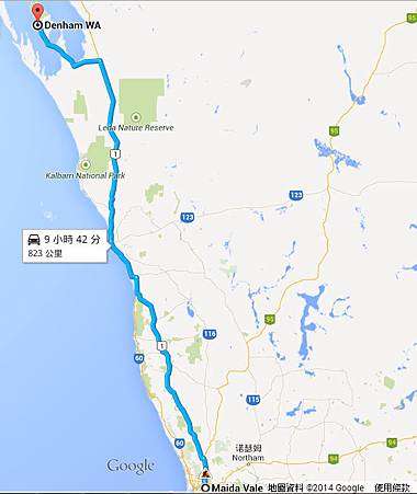 PERTH TO DENHAM