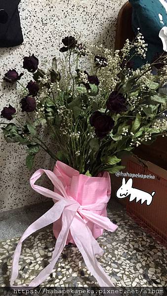 乾燥花 玫瑰 滿天星 新手 製作