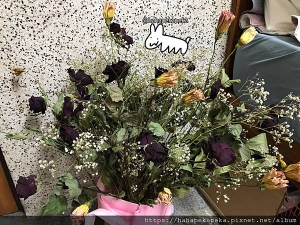 乾燥花 玫瑰 滿天星 新手 製作