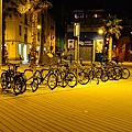 Barcelona也到處可見腳踏車停車場