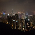摩天台上往下拍攝的香港夜景   為全世界前三大夜景之一