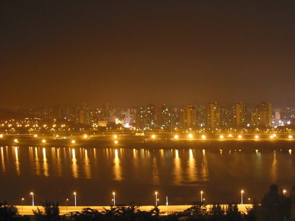 漢江的夜景