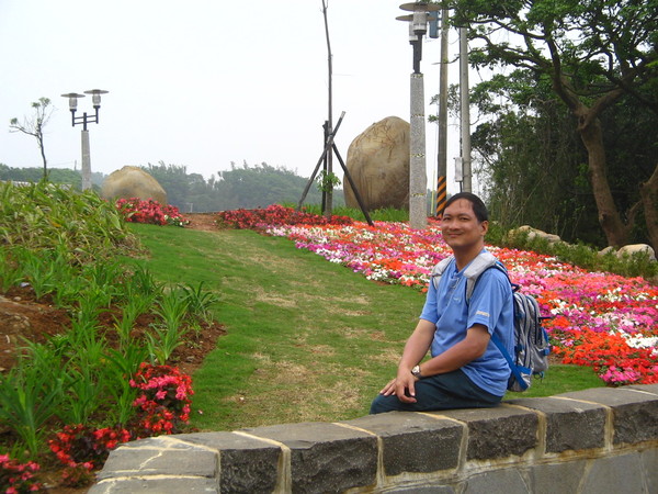 鮮花開滿山坡