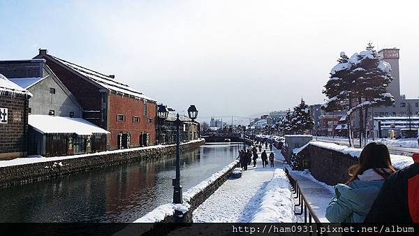 小樽運河雪景