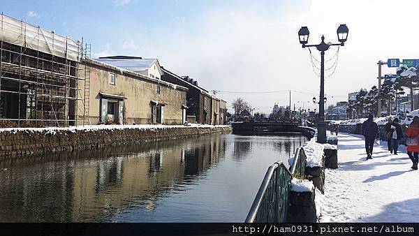 小樽運河雪景