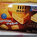 日本森永BAKE CREAMY起司蛋糕磚~挖！有好吃欸！