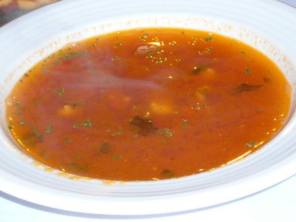 奧瑞岡義式餐廳 - 蕃茄海鮮清湯