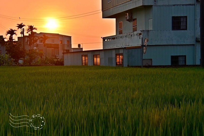 苗栗公館夕陽