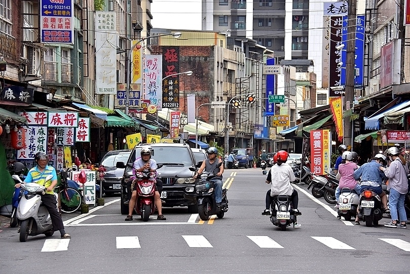 舊城北街和中山路的十字路口