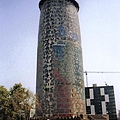 Torre Agbar in construction