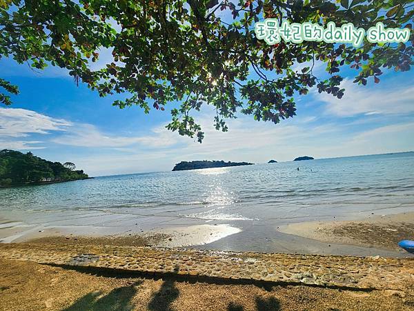 <泰國象島>渡假村私有住客專屬的超美沙灘&無邊際泳池