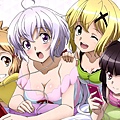 yande.re 395702 sample akatsuki_kirika cleavage hanyuu_(artist) senki_zesshou_symphogear tachibana_hibiki tsukuyomi_shirabe yukine_chris.jpg