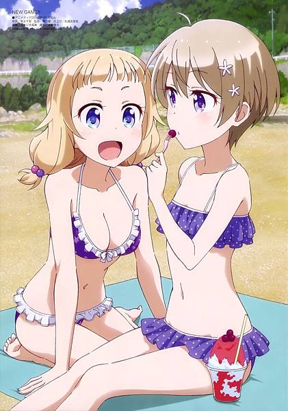 yande.re 412145 sample bikini cleavage hoshikawa_hotaru kikunaga_chisato new_game! sakura_nene swimsuits