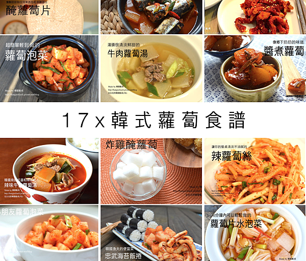 「食譜集」 17x韓式蘿蔔食譜集 무우레시피모음 by 韓國餐桌 「食譜集」 17x韓式蘿蔔食譜集 무우레시피모음 by 韓國餐桌